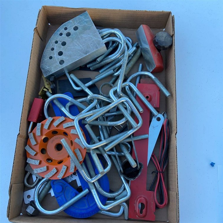 Box of Hand Tools and Hardware