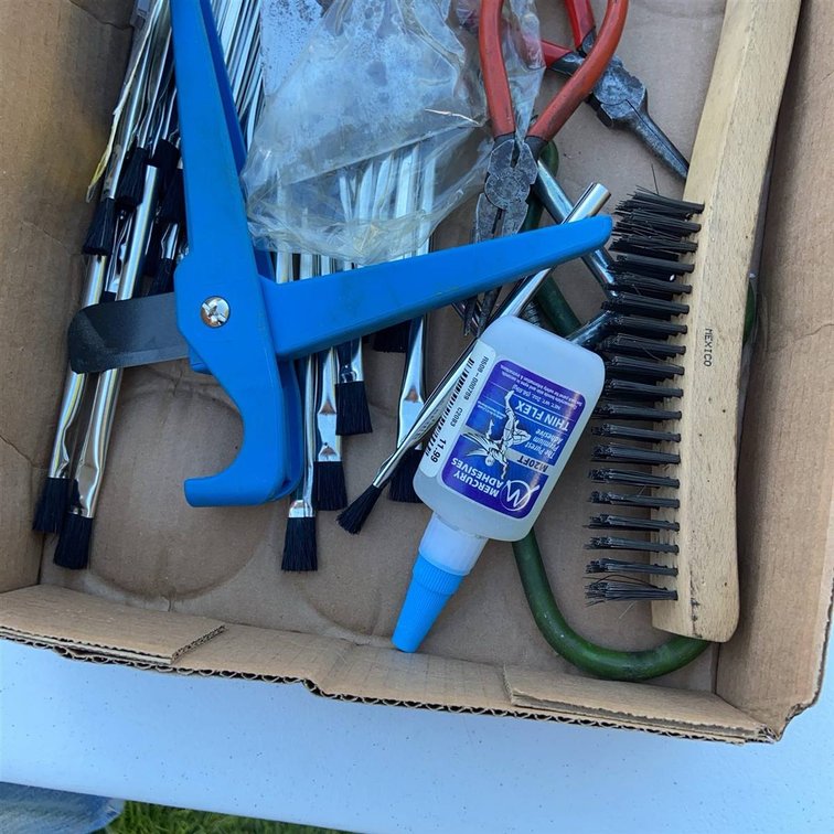 Hand Tools and Glue Lot