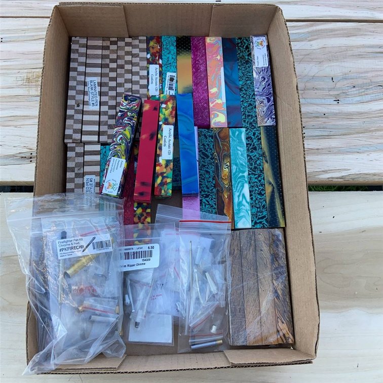 Pen Blanks Assortment With Pen Hardware Kits
