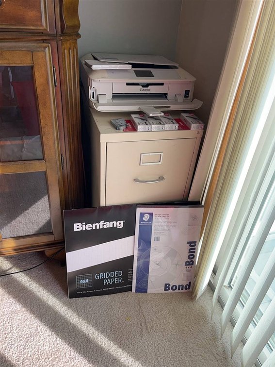 Canon PIXMA MG7720 Printer, File Cabinet & Supplies