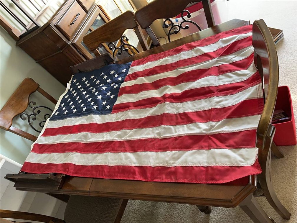 New 60x35 Inch Nylon American Flag, Made in USA