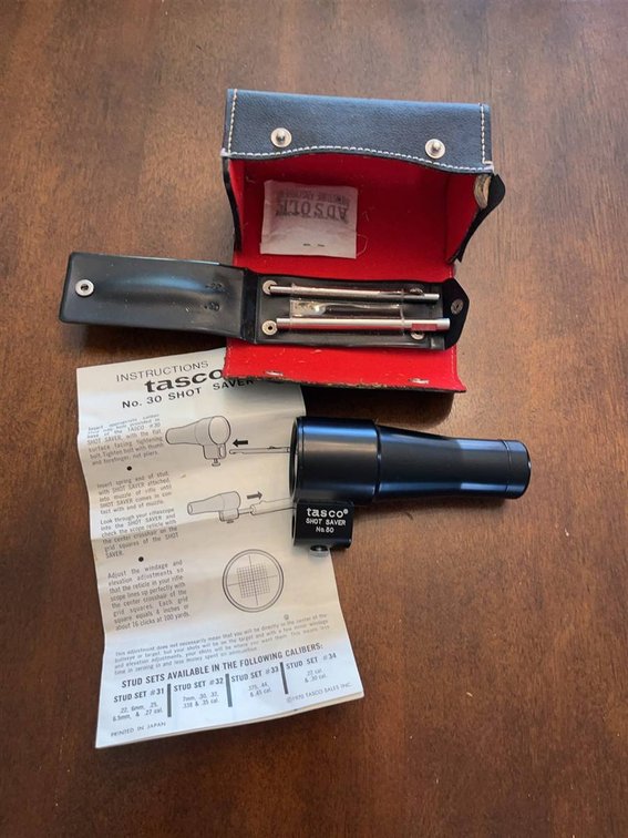 Tasco No. 30 Shot Saver Bore Sighter Set