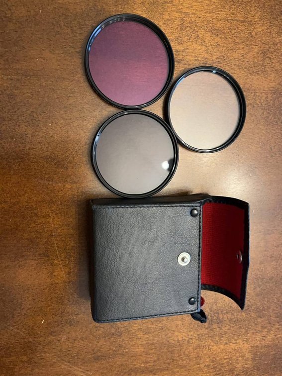 Zeikos 72mm Filter Set with Leather Case