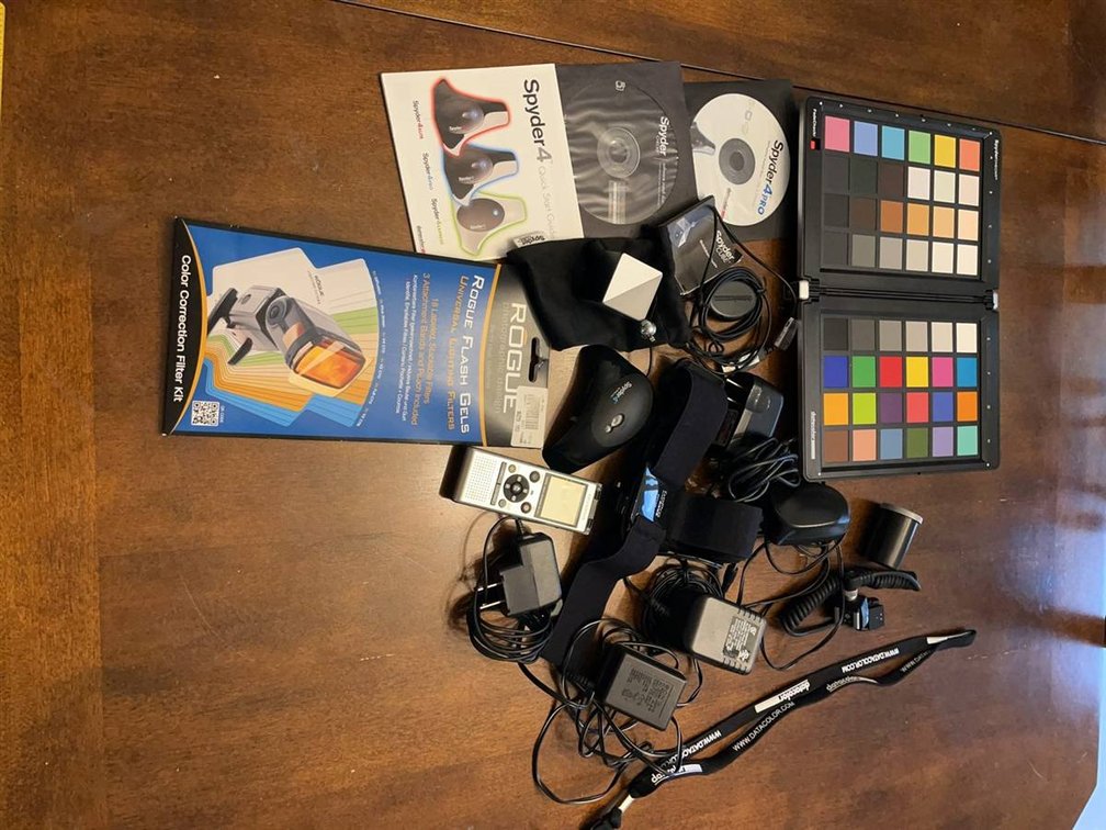 Photo Color Tools Lot: Spyder4, Rogue, Olympus