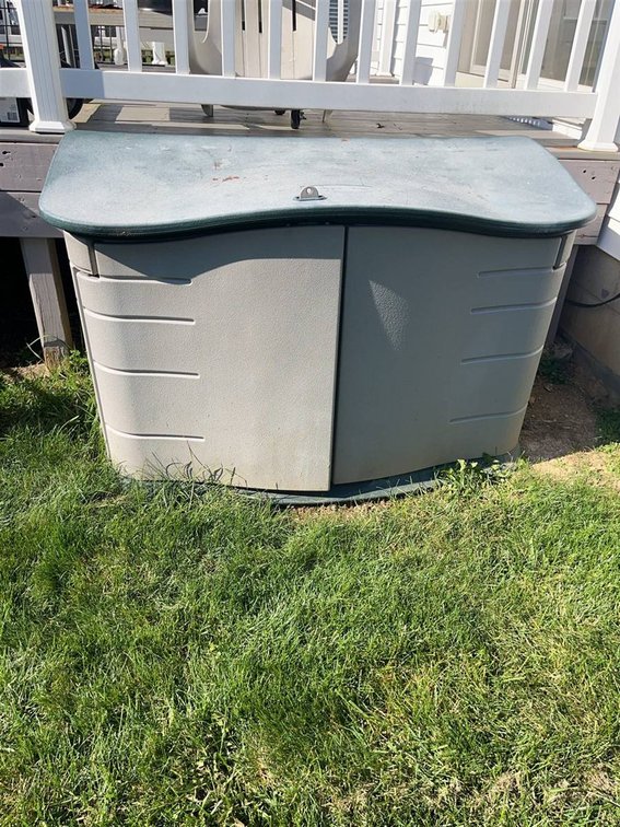 Rubbermaid Outdoor Storage Shed, 55x25x33 Inches