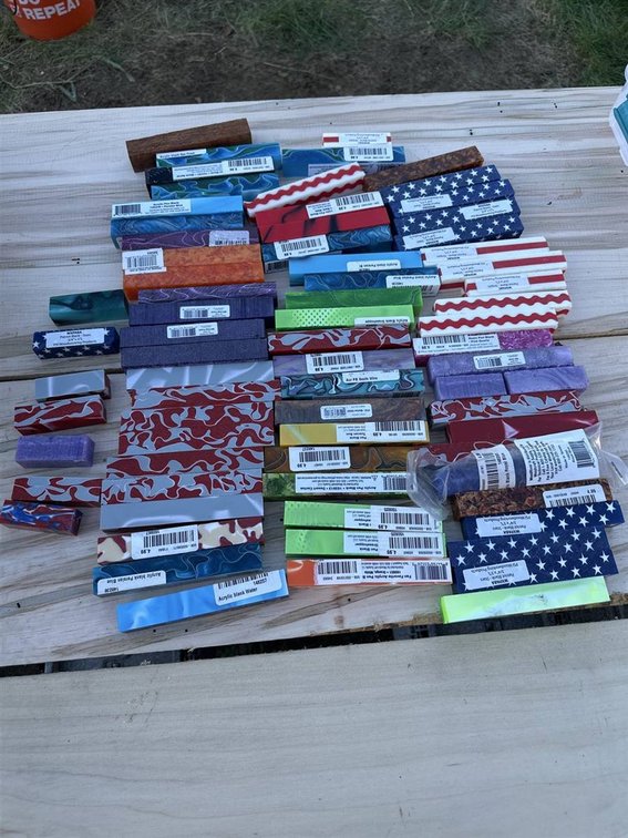 Acrylic Pen Blanks Assorted Patterns