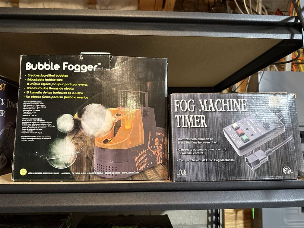 Bubble Fogger and Fog Machine Timer Set