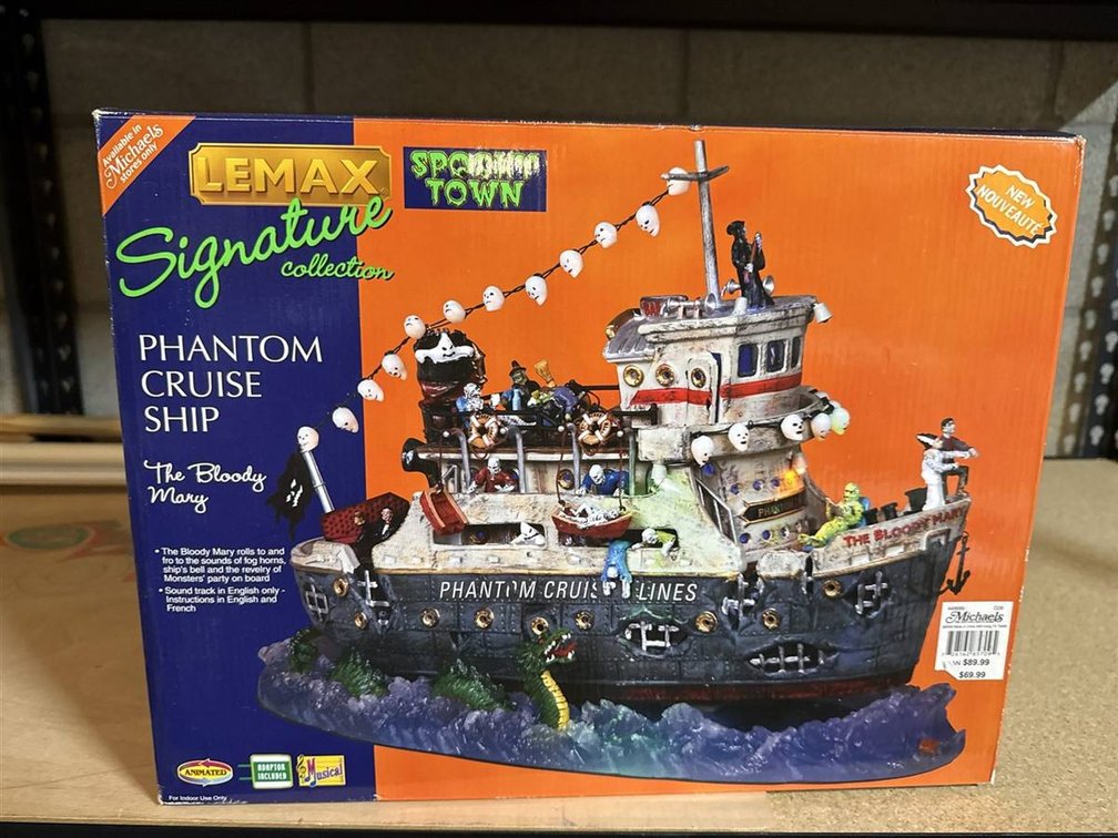 Lemax Spooky Town Phantom Cruise Ship