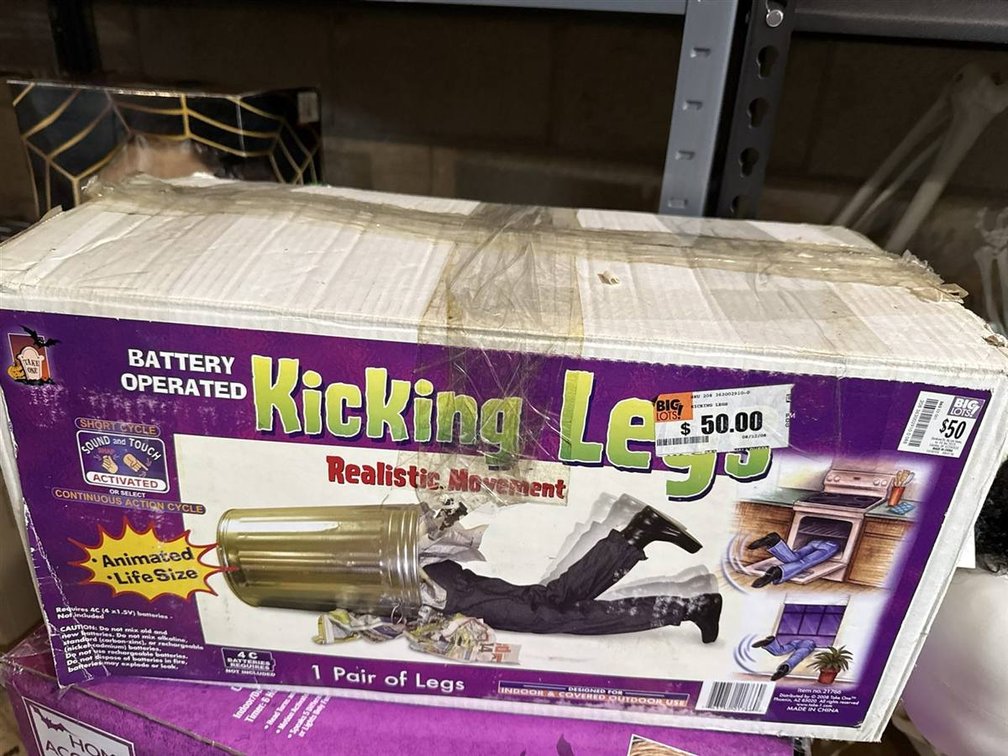 Battery Operated Kicking Legs Prop