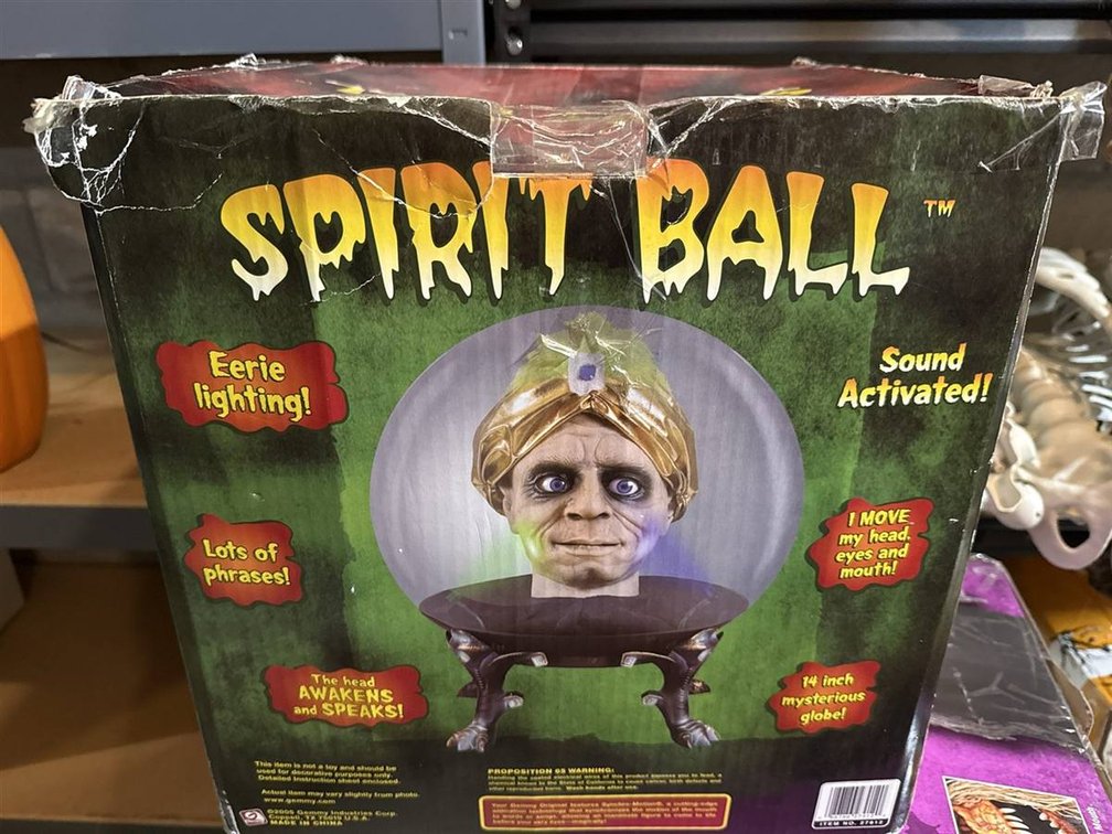 Gemmy Spirit Ball 14-Inch Animated Decoration