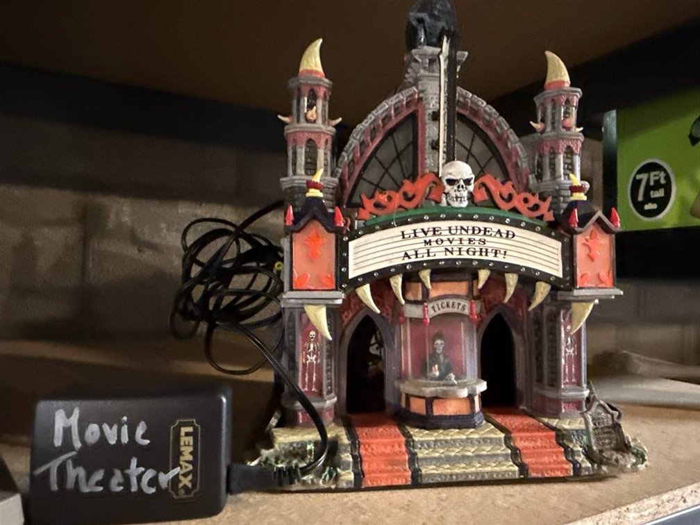 Lemax Spooky Town Movie Theater Decoration