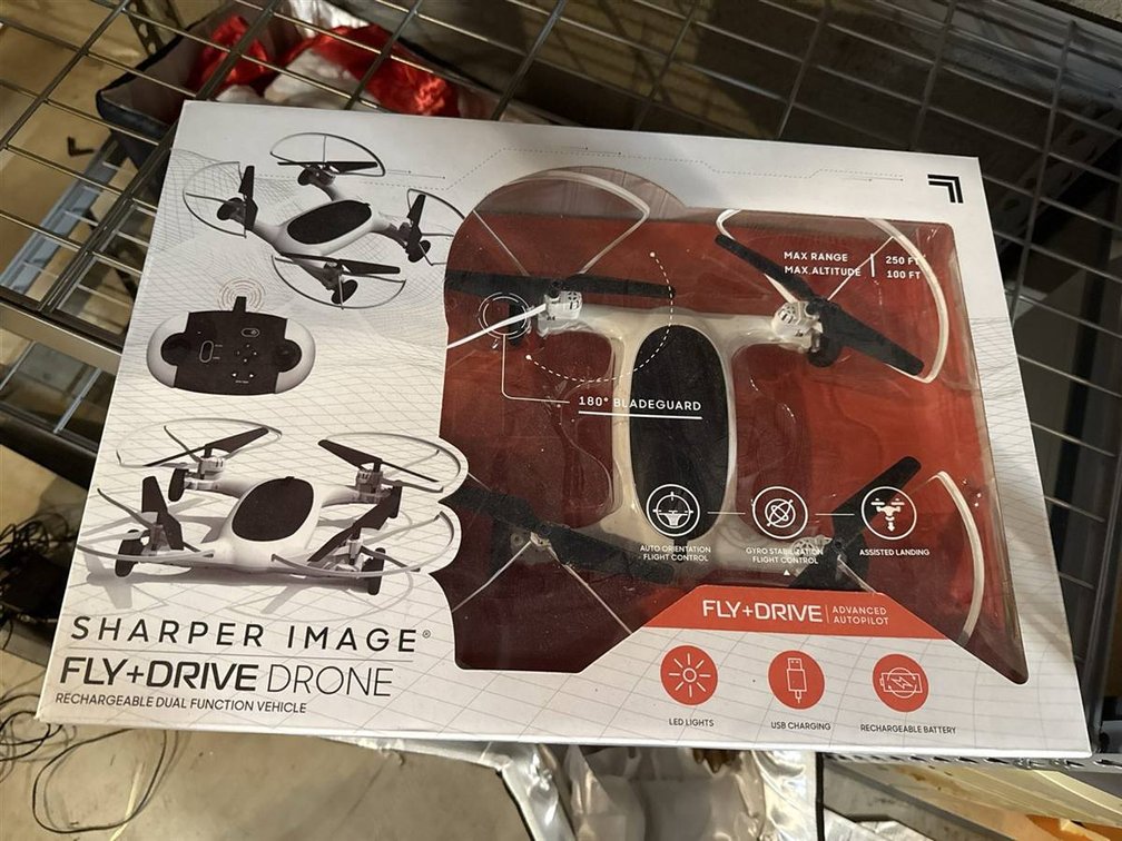 Sharper Image Fly+Drive Drone Dual Function