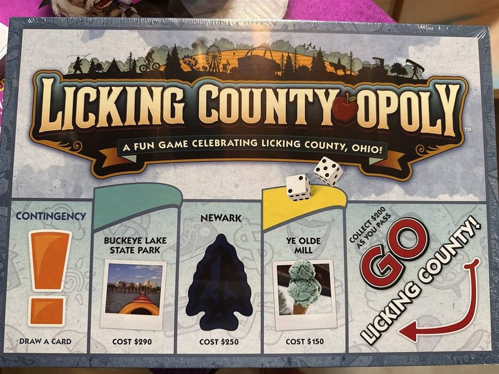 Licking County-opoly Board Game, Sealed