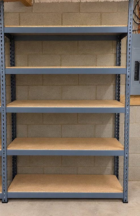 7 Foot Metal Frame Utility Storage Shelf Unit