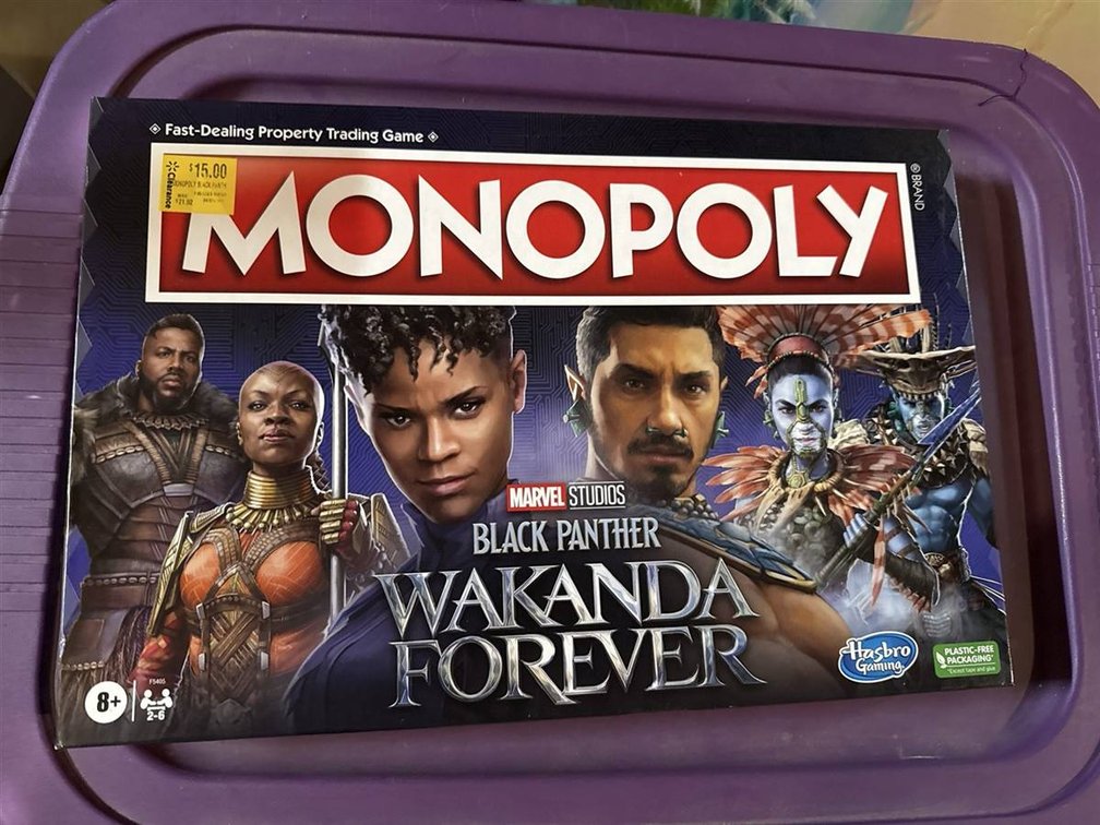 Monopoly Black Panther Wakanda Forever Game