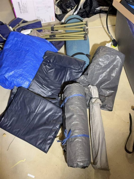 Camping Gear Tarps Poles Pads