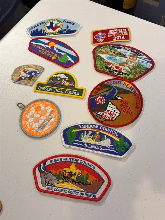 Boy Scouts Council Patches