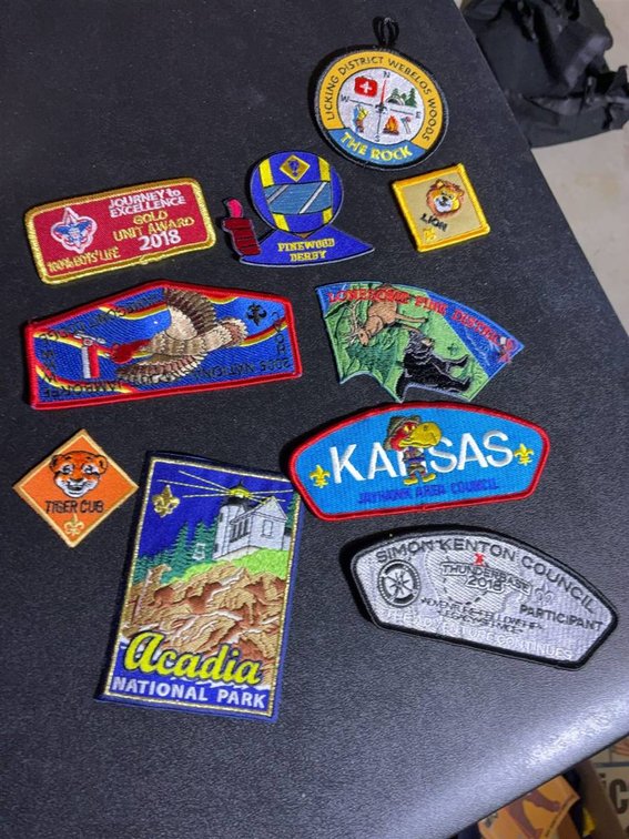 Boy Scouts Patches Lot, Councils & Parks