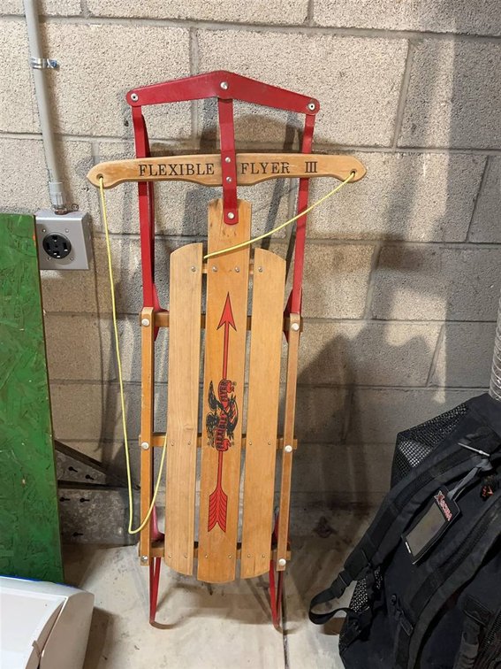 Flexible Flyer III Wooden Sled by Roadmaster