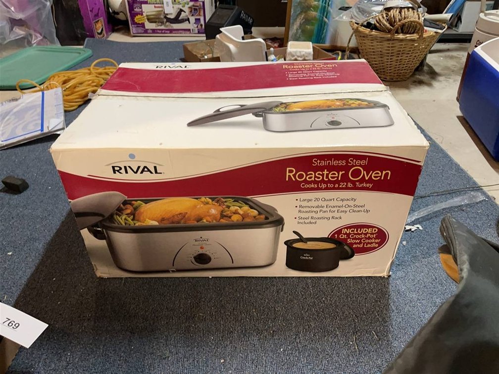 Rival Stainless Steel Roaster Oven Set
