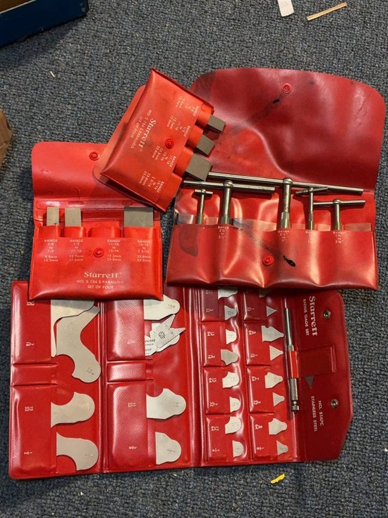 Starrett Measuring Gauge and Parallel Sets