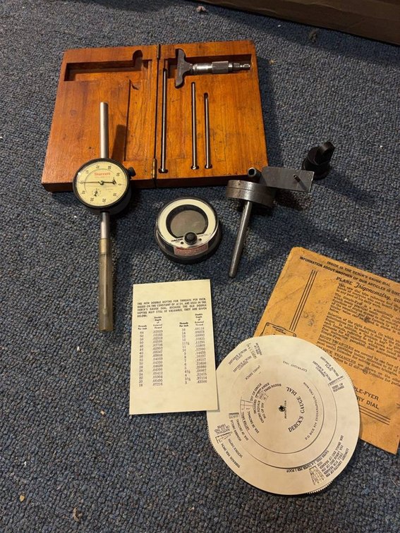 Starrett No. 25-2041 Dial Indicator Set
