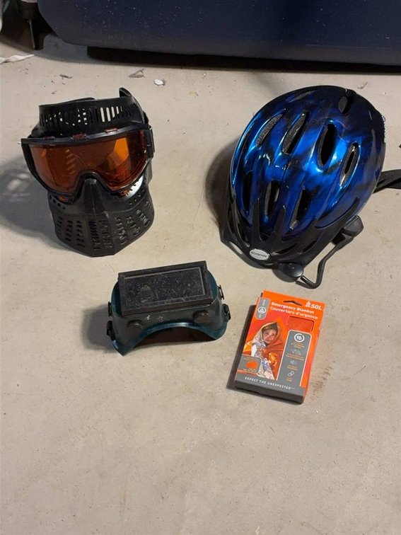 Schwinn Bike Helmet, Paintball Mask, Goggles, Filter