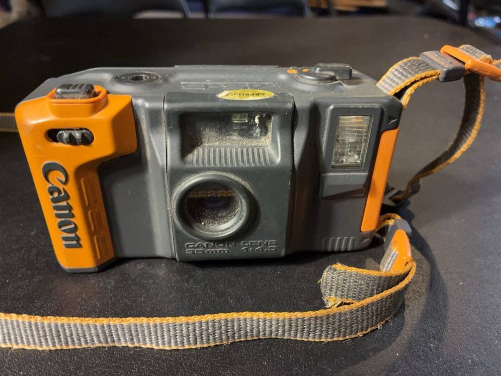 Canon AS-6 35mm Waterproof Camera Orange