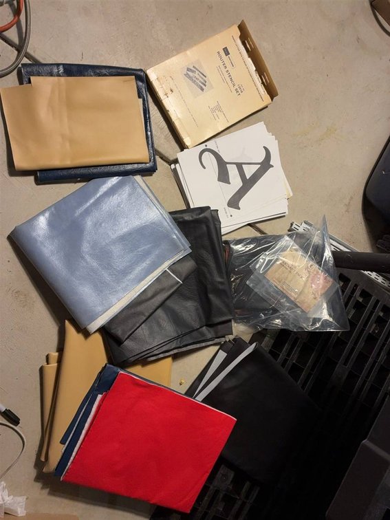 Leather Sheets and Router Stencil Set