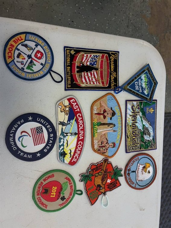 11 Assorted Embroidered Patches