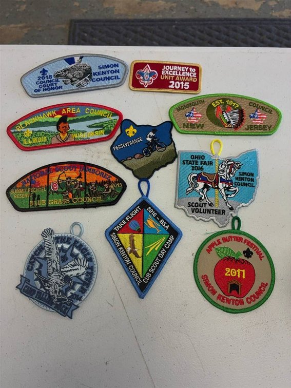 11 Boy Scouts Council Patches