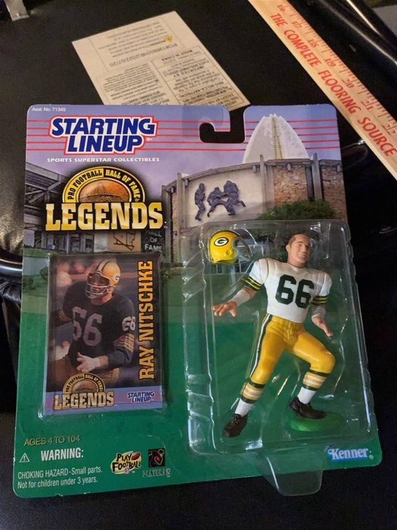 Starting Lineup Ray Nitschke NFL Legends Figure