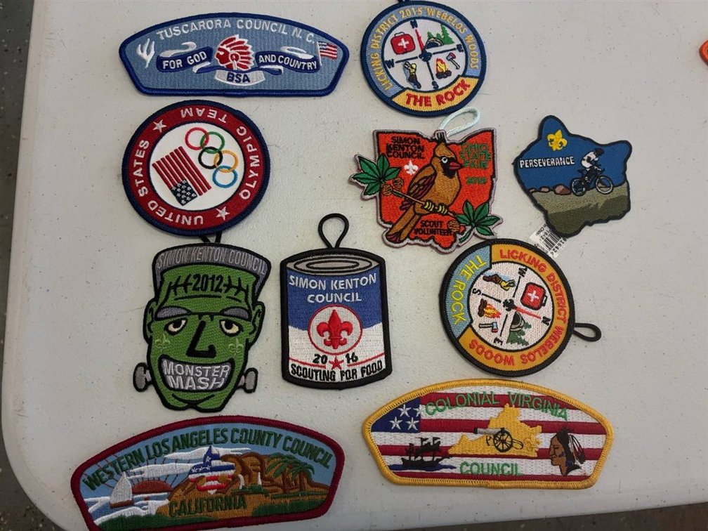 Boy Scout BSA Council Patches Lot