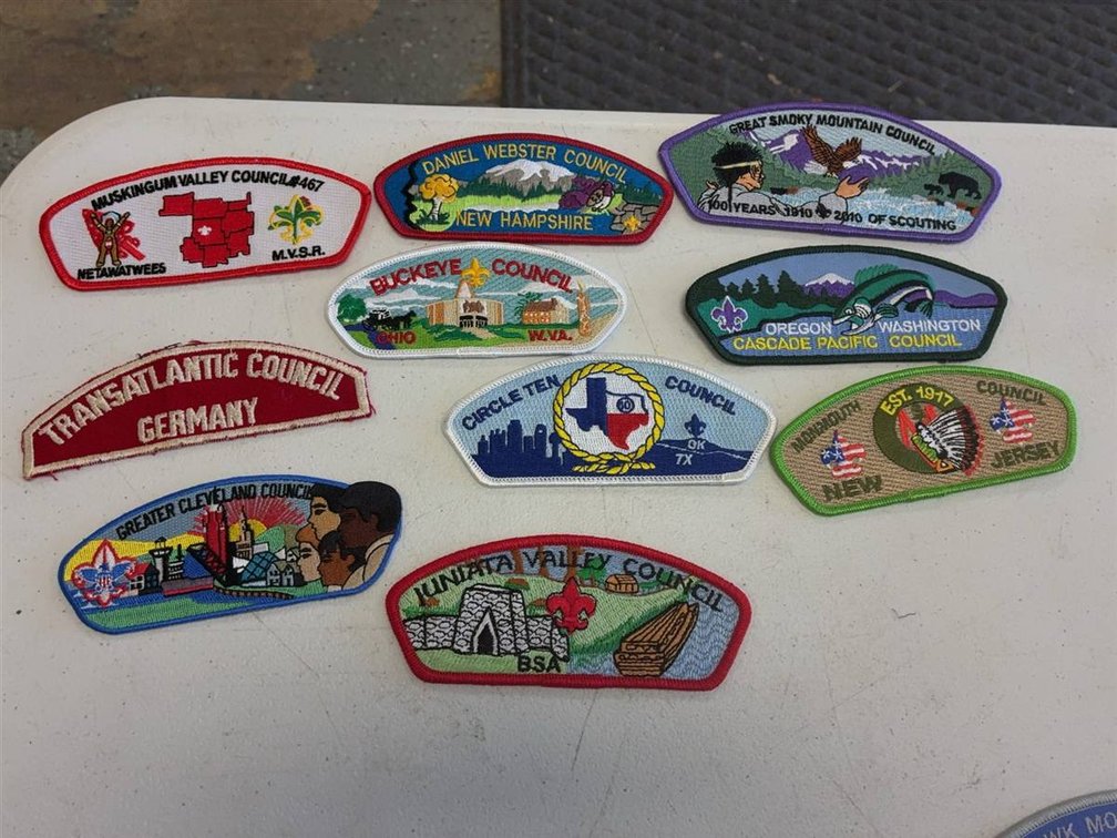 10 Boy Scouts Council Patches
