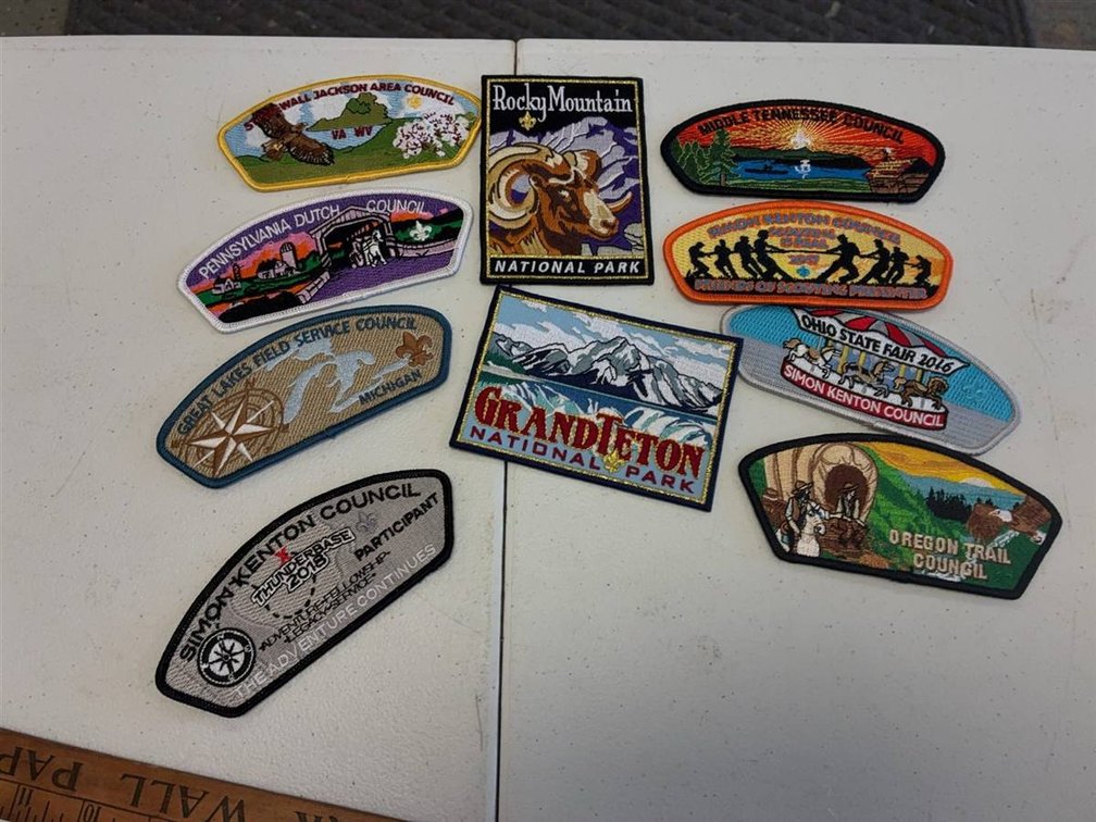10 Boy Scouts Council Patches
