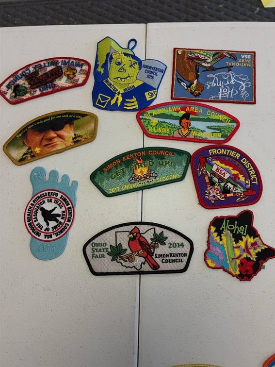 Boy Scouts Council Event Patch Collection, 10pcs