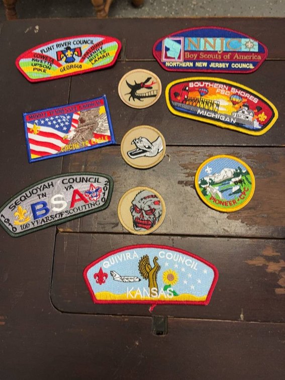 Boy Scouts BSA Council & Troop Patch Lot