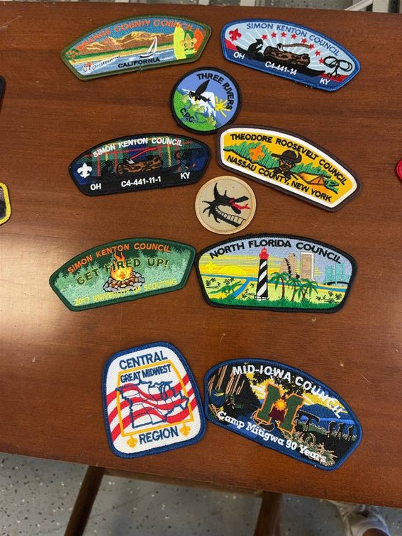 10 Boy Scout Council Shoulder Patches