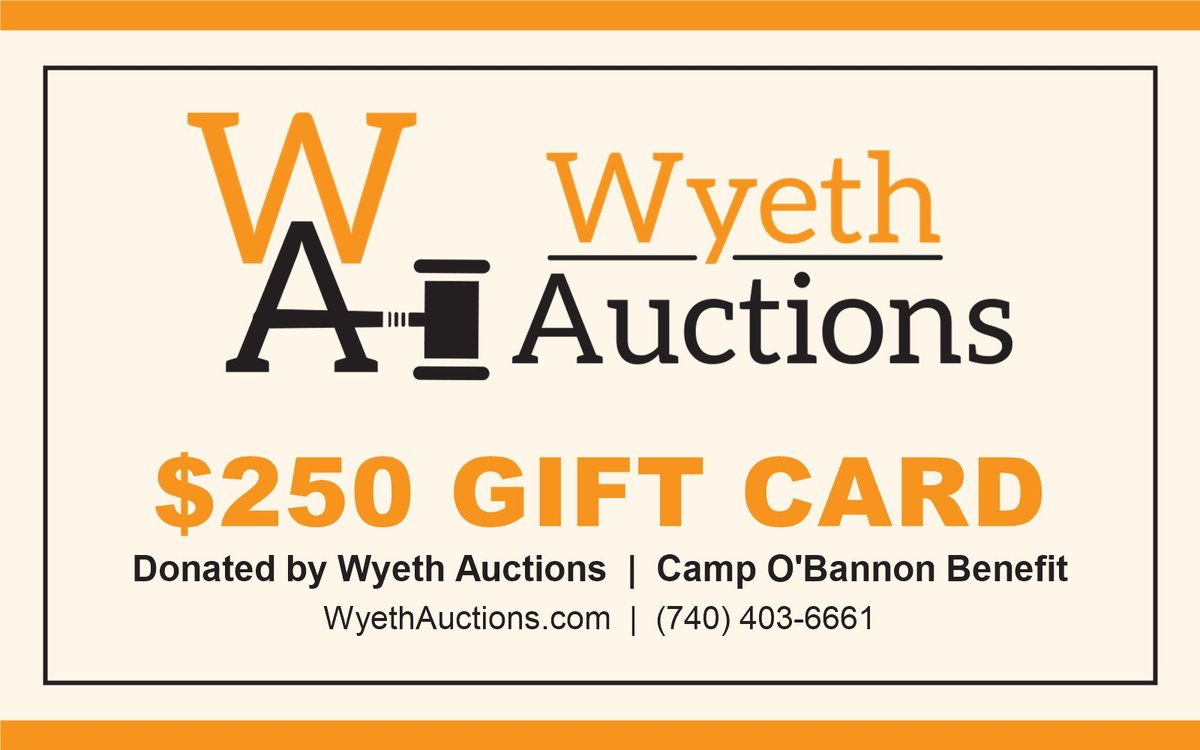 $250 Gift Card - Wyeth Auctions