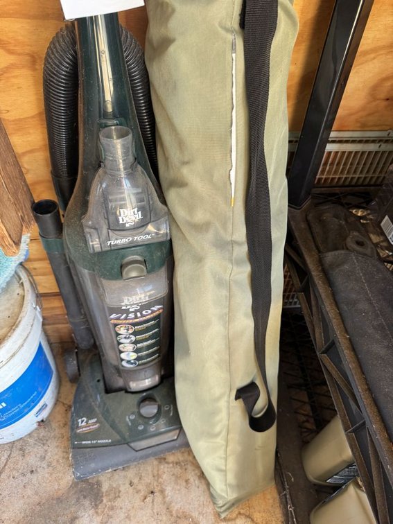 Dirt Devil Vacuum, Folding Chair in Bag