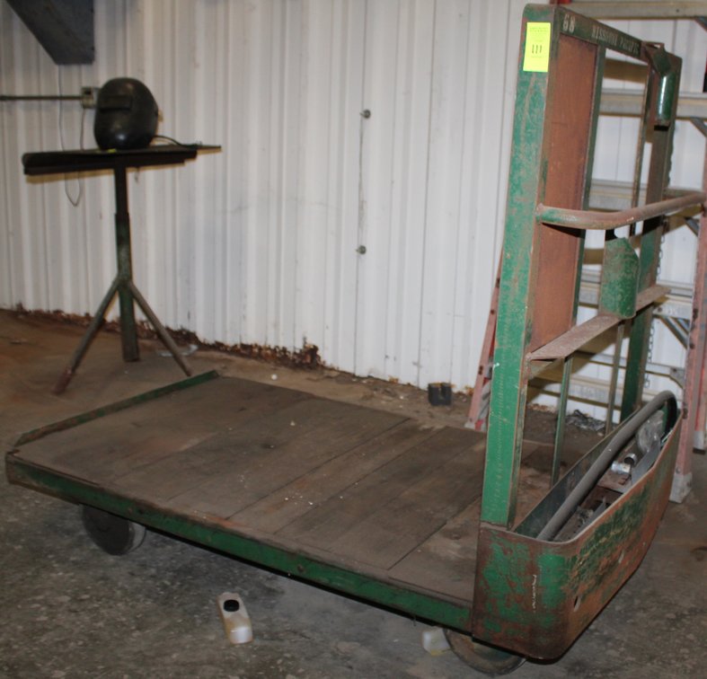 Antique Industrial Warehouse Cart w/ Contents