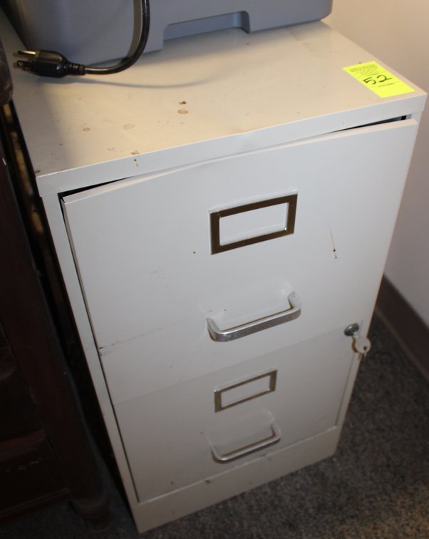 Metal File Cabinet w/ Key