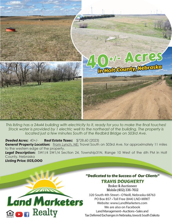 Image for 40+/- Acres in Northern Holt County, NE