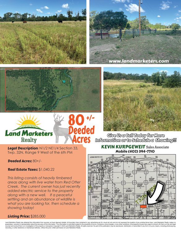 Image for 80+/- Acres in Northeastern Holt County, NE