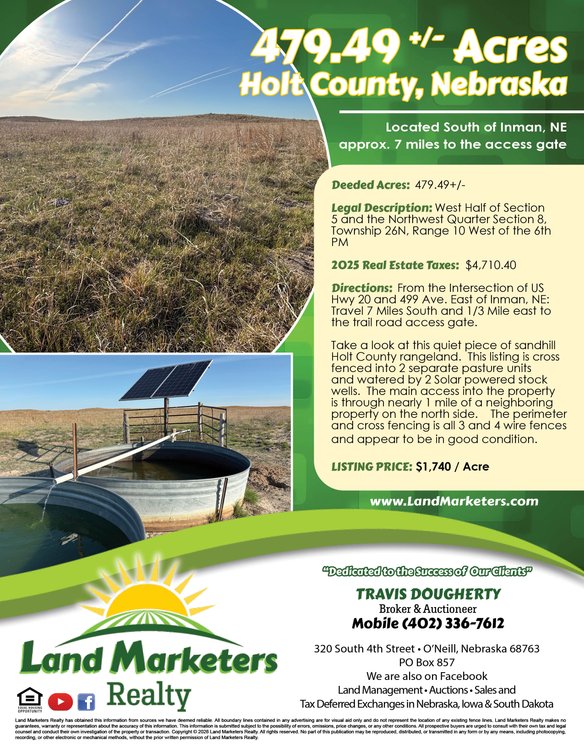 Image for 479.49+/- Acres in Holt County, NE