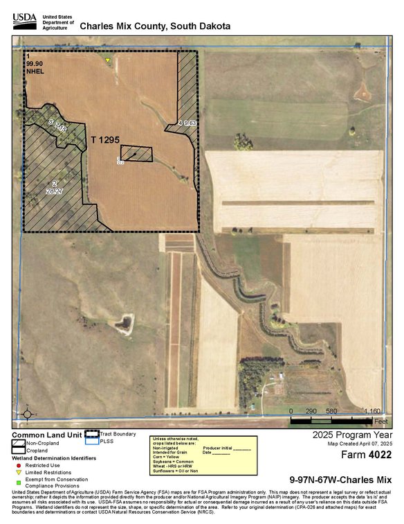 Image for 160+/- Acres in Charles Mix County, South Dakota >>>Online ONLY Real Estate Auction