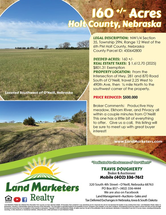Image for 160+/- Acres in Holt County, NE