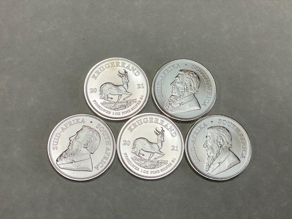 (5) 1 OUNCE FINE SILVER