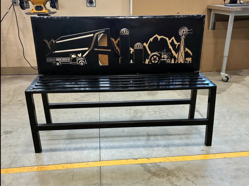 Agriculture Background Bench