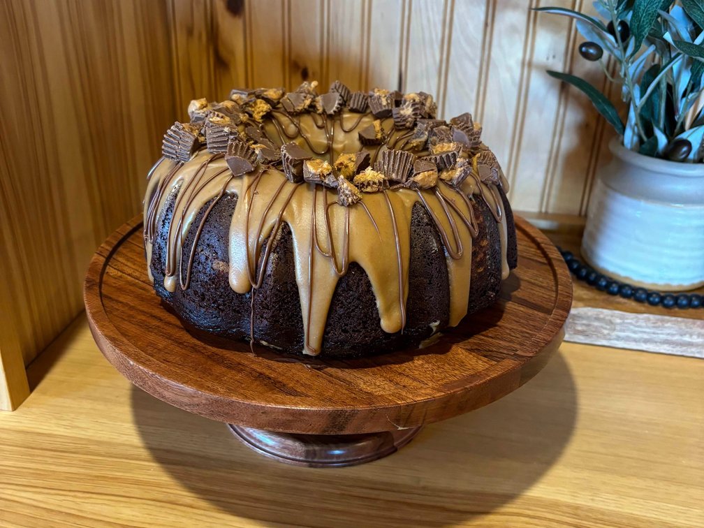 Chocolate Peanut Butter Bundt Cake